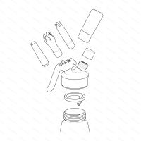 Šľahačková fľaša iSi GOURMET WHIP 0.5 l - ilustrácia