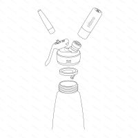 Tlaková fľaša iSi NITRO WHIP 1.0 l - ilustrácia