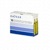 Pivné bombičky Kayser 15.25 g CO2, 10 ks (na jedno použitie) - hlavný pohľad