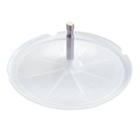 Plastový talíř s osou krouhače Bamix SliceSy - hlavný pohľad