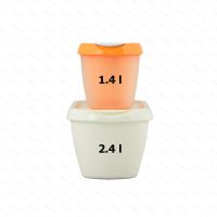 Ice cream tub Tovolo GLIDE-A-SCOOP 1.4 l, orange crush - porovnanie veľkosti 2