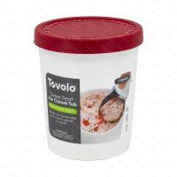 Ice cream tub Tovolo SWEET TREAT 1.0 l, cayenne - etiketa