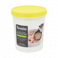 Ice cream tub Tovolo SWEET TREAT 1.0 l, lemon - etiketa